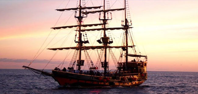 Pirate Adventure at Dusk