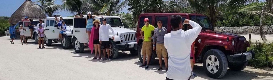 Turismo Personalizado En Su Propio Jeep Privado En Cozumel