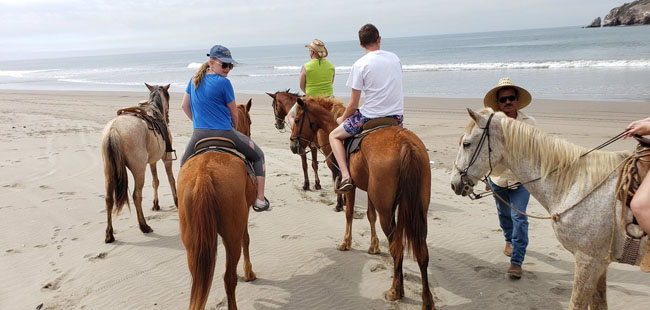 Horseback Riding on the Beach in Mazatlan