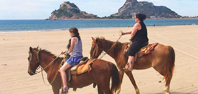 Horseback Riding at Stone Island Mazatlan