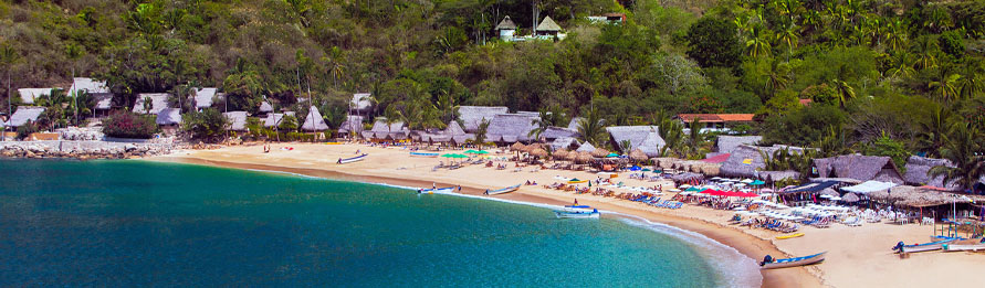 Boat Trip & Beach Breaks on the South Coast of Banderas Bay
