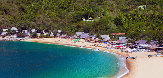 Boat Trip & Beach Breaks on the South Coast of Banderas Bay