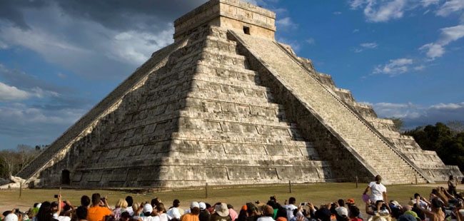 Visit one if the 7 Wonders of the World: Chichen Itza Mayan Ruins 