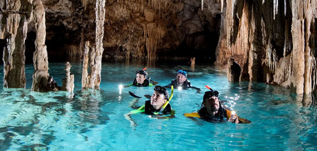 Tulum Ruins + Akumal Sea Turtles + Cenote Cave Exploration