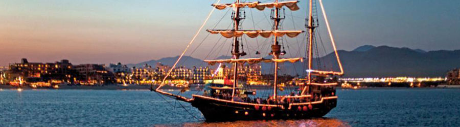 Buccaneer Pirate Ship at Sunset 1
