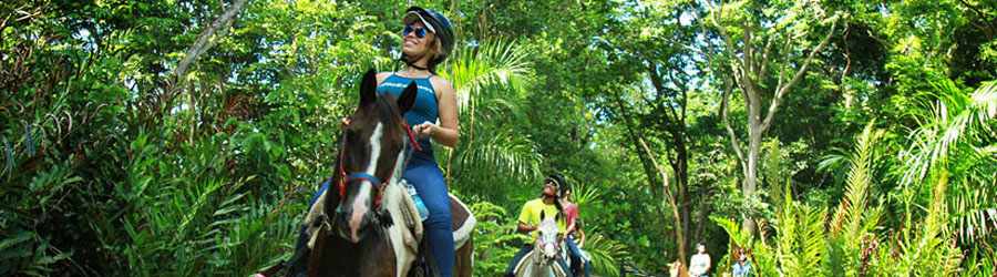 Cozumel Zip Line & Jungle Horseback Riding Tour Combo 2
