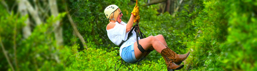 Cozumel Zip Line & Jungle Horseback Riding Tour Combo 3