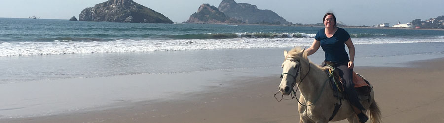 Mexico Pacific Beach Horseback Tour in Stone Island 3