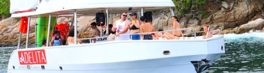 Private 42’ Double Decker Catamaran Charter in Puerto Vallarta 1