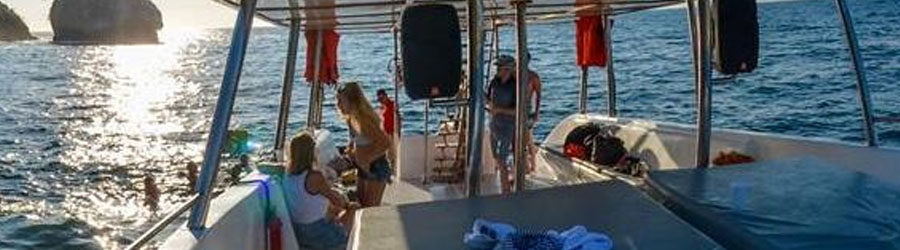 Private 42’ Double Decker Catamaran Charter in Puerto Vallarta 4