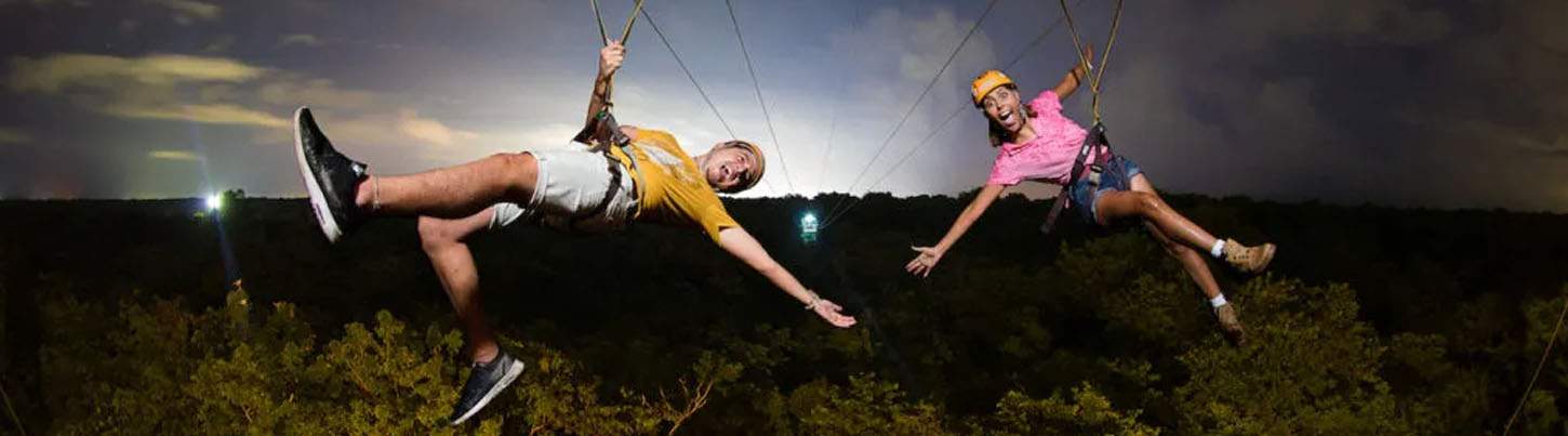 Jungle ATV & Zip Line Adventure at Night 3
