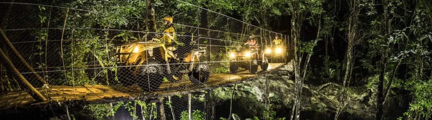 Jungle ATV & Zip Line Adventure at Night 4